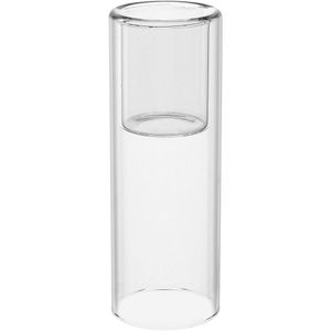Vaso Decorativo Enfeite Casa Parede Dupla Home&co Borossilicato 20x7x7cm Transparente