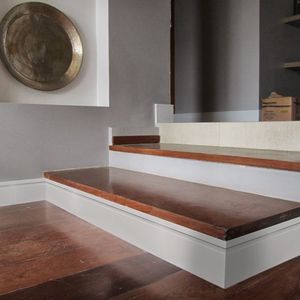 Kit Com 40 Barras Rodapé Mdf 1002 Moldufama 15mmx10cm Metro Linear 96m Branco