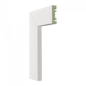 Kit Com 15 Barras Guarnição Mdf 501 Moldufama 15mmx5cm Metro Linear 36m Branco