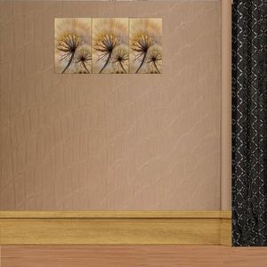 Kit Com 5 Barras Rodapé De Mdf 7cm X 15mm X 2,40m Frisado Resistente A Umidade Moldufama 702 12m Carvalho Prime