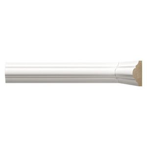 Kit Com 3 Barras Boiserie Mdf 3cm X 15mm X 2,40m Liso Moldufama 300 7,2m Branco