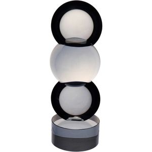 Escultura Meias Esferas Home&co Eco Crystal 26x8x8cm