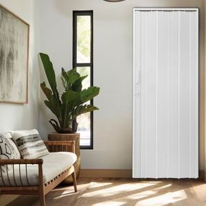 Kit Com 3 Portas Sanfonada De Pvc 210x84cm Bariri Gelo