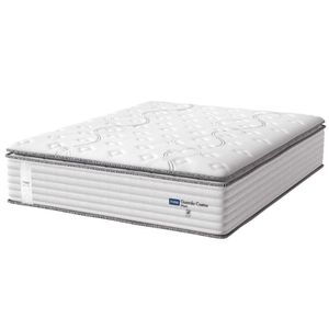 Colchão Casal Queen Molas Guarda Costas Max Com Pillow 158x198x40cm Branco/cinza Probel Cinza/bran