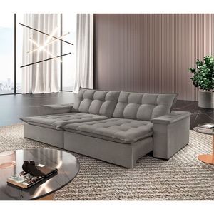 Sofá Estilo Linho 2 Módulos 80cm B25cm Meu Sofá Online A230 Linho Cinza