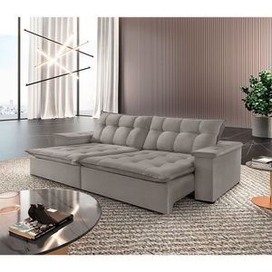 Sofá Estilo Veludo 02 Módulos De 90cm B25cm Meu Sofá Online B026 Veludo Prata