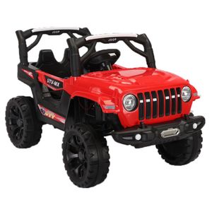 Jipe Elétrico Infantil Bang Toys Aventura 12v Com Controle Remoto Vermelho Bivolt
