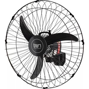 Ventilador De Parede Aço 60cm 140W C1 Preto Tron Bivolt
