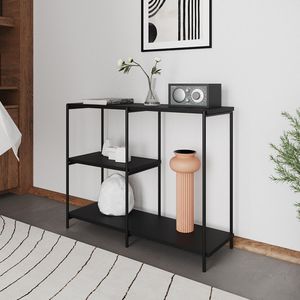 Aparador Industrial Artesania Preto 95cm Preto