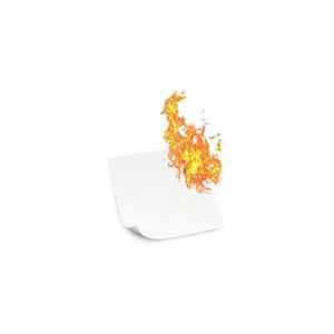 5 Folhas De Papel Flash Paper 10x10 - Versão Econômica