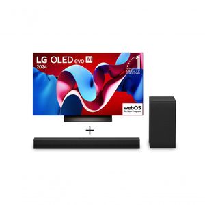 Combo Smart TV LG OLED C4 55" 4K 2024 + Soundbar LG S40T