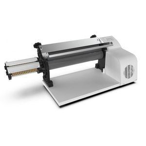 Laminador Elétrico Industrial de Massa 37 cm Antiaderente Com Cortador 127V Branco Anodilar