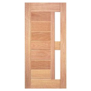 Porta Madeira Folha Pe 304 Esel 2.10m X 80cm Cedro Mara