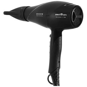 Secador De Cabelo Britania Bsc2000 Professional 2000w 110v Preto