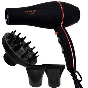 Secador De Cabelo Prosper P-7600 7.000 Watts 220 - 240 V ~ 50/60 Hz - Preto/rosa