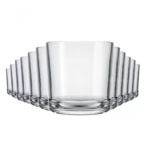 Jogo 6 Copos Vidro Bar Roks 265ml
