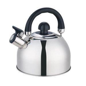 Chaleira Inox Apito 2 Lt Luxo Gás Indução Alta Qualidade