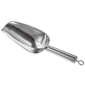 Pá Concha Medidora Em Inox Multiuso Para Gelo, Grãos E Ração