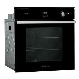 FORNO DE EMBUTIR A GAS BRASTEMP BOA84 - PRETO 78L 220V - (BOA84AERNA)