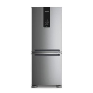 Geladeira Brastemp Frost Free Inverse A+++ 447L Inox Com Smart Flow E Fresh Box BRE57FK