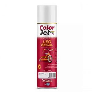 Tinta Spray Color Jet Branco Fosco 400ml Renner