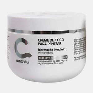 Creme De Coco Para Pentear Vegan Coconut 300g Amália