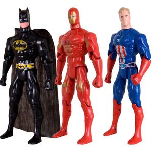 Kit Trio Heróis Batmam Traje Capitão America Homem De Ferro