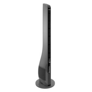 Ventilador Torre 110 Cm - Praxis Eletrodoméstico - 127v Cinza E Preto