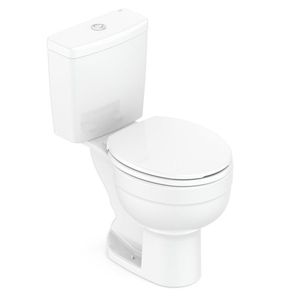 Kit 2 Vaso Sanitário Com Caixa Acoplada E Assento Soft Close Acesso Confort Incepa Branco