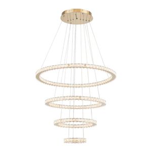 Lustre Pendente Astraled Slaney Pl-9748 Dourado Led Bivolt Dourado Pl-9748
