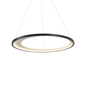 Lustre Pendente Nordecor Zahal 2504 Preto Led Bivolt Preto 2504