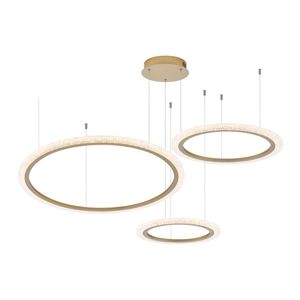 Lustre Pendente Astraled Aspectral Pl-9740 Dourado Led Bivolt Dourado Pl-9740