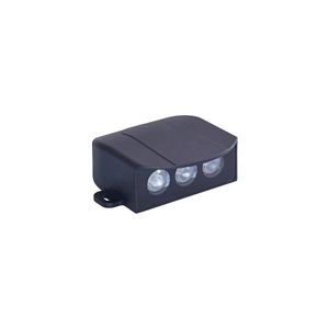 Balizador Nordecor Itho Sobrepor Led 3w Bivolt Preto 3000k Luz Amarela 2682
