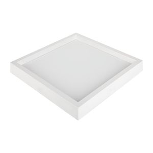 Painel De Led Nordecor Quadrado Kais De Sobrepor Recuado 36w Bivolt Branco 4000k Luz Neutra 4268