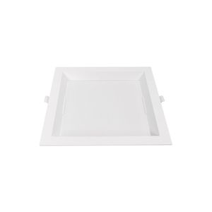 Painel De Led Nordecor Quadrado Kais De Embutir Recuado 18w Bivolt Branco 6500k Luz Branca 4193