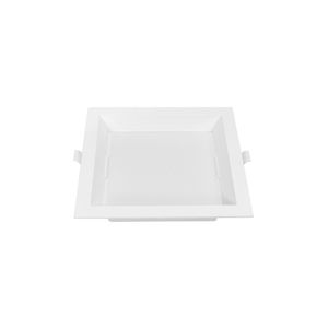 Painel De Led Nordecor Quadrado Kais De Embutir Recuado 12w Bivolt Branco 6500k Luz Branca 4190