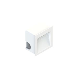Balizador Save Energy Embutir Led 1,5w Bivolt Branco 3000k Luz Amarela Se-355.1446