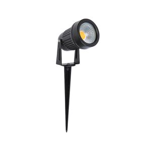 Espeto Para Jardim Nordecor Hager Led 7w Bivolt Preto 3000k Luz Amarela 6139