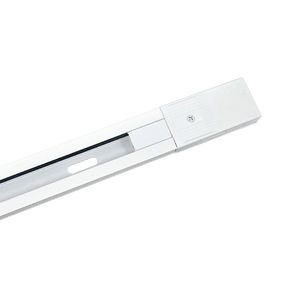 Trilho Eletrificado De Sobrepor Para Spot Nordecor Com 1,5 Metros Bivolt Branco 6252