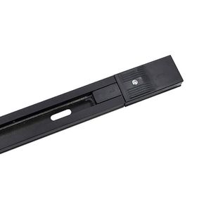 Trilho Eletrificado De Sobrepor Para Spot Nordecor Com 1,5 Metros Bivolt Preto 6253