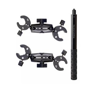 Kit 2 Garras + Bastão De Selfie Para Câmeras E Smartphones