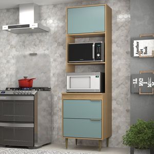 Torre Quente Armário Forno E Micro-ondas 45 Litros ágata Nogal grey