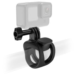 Suporte Tubular Silicone Para Câmera Gopro E Similares - Telesin