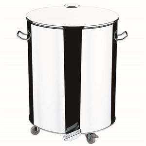 Lixeira Brinox Com Pedal Abre E Fecha Decorline Em Aço Inox