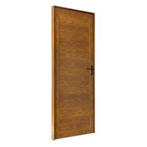 Porta De Aluminio Lambril 210x90cm Topsul Marrom