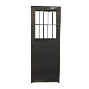 Porta Social Lambril Linha Veneza 210x90 Lado Direito Preto