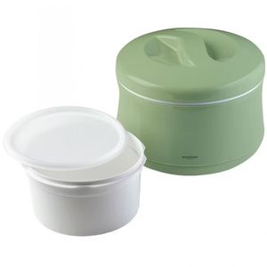 Iogurteira Ghidini Vera Em Plástico Branco E Verde