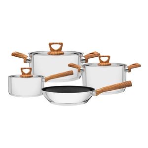 Jogo De Panelas Fundo Triplo Tramontina Brava 65300310 Inox