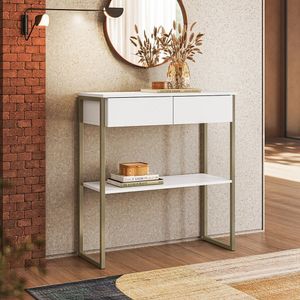 Aparador Industrial 2 Gavetas Dijon Branco