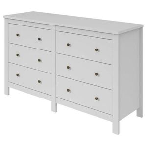 Quarto Infantil Com 2 Cômodas 6 Gavetas Maggiore New Branco